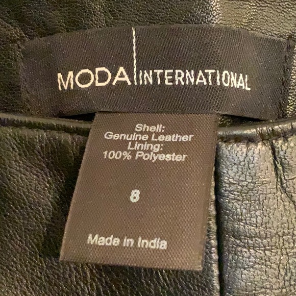 Black Leather Pants - Picture 3 of 7